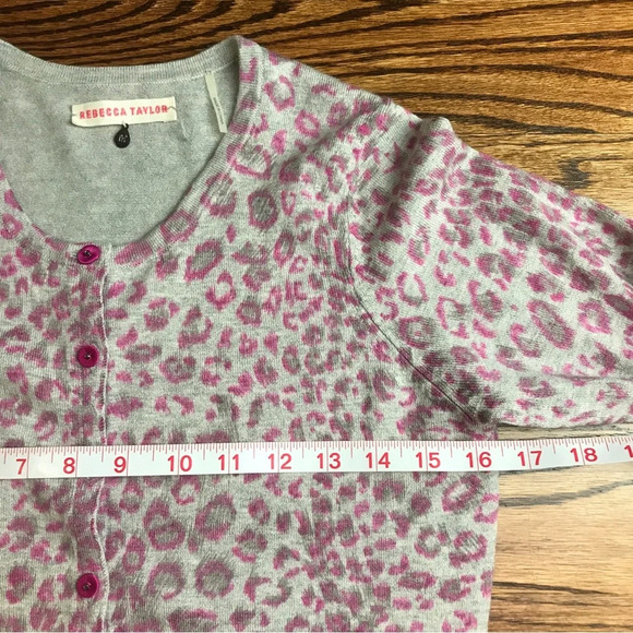 Rebecca Taylor Silk/cashmere cardigan sweater - Picture 3 of 5